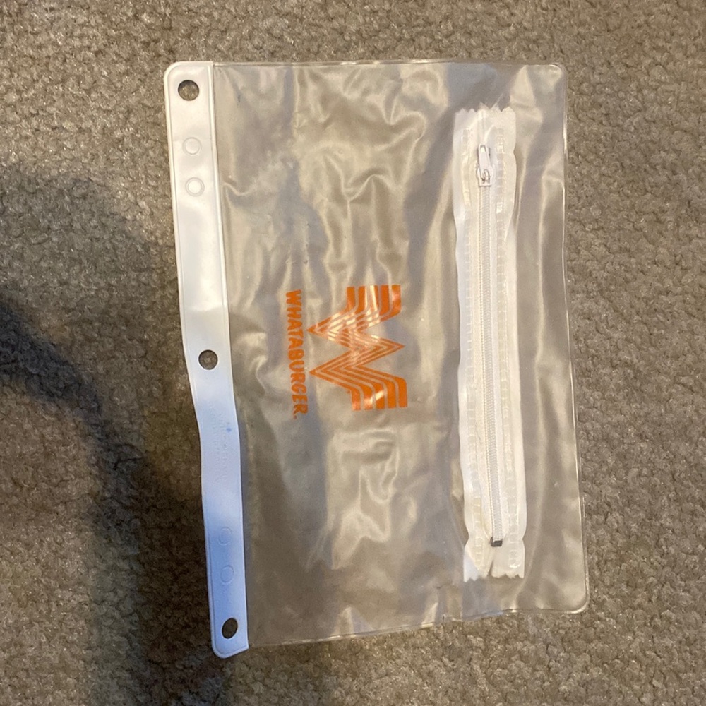 Whataburger pencil bag